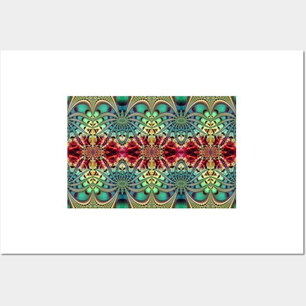 colourful abstract decorative pattern Wall Art by pinkal